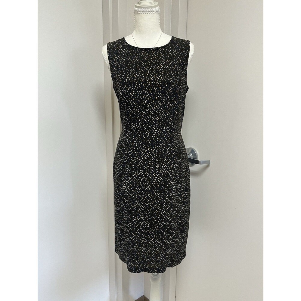 Vintage 90s Casual Corner Silk midi dress Size 6